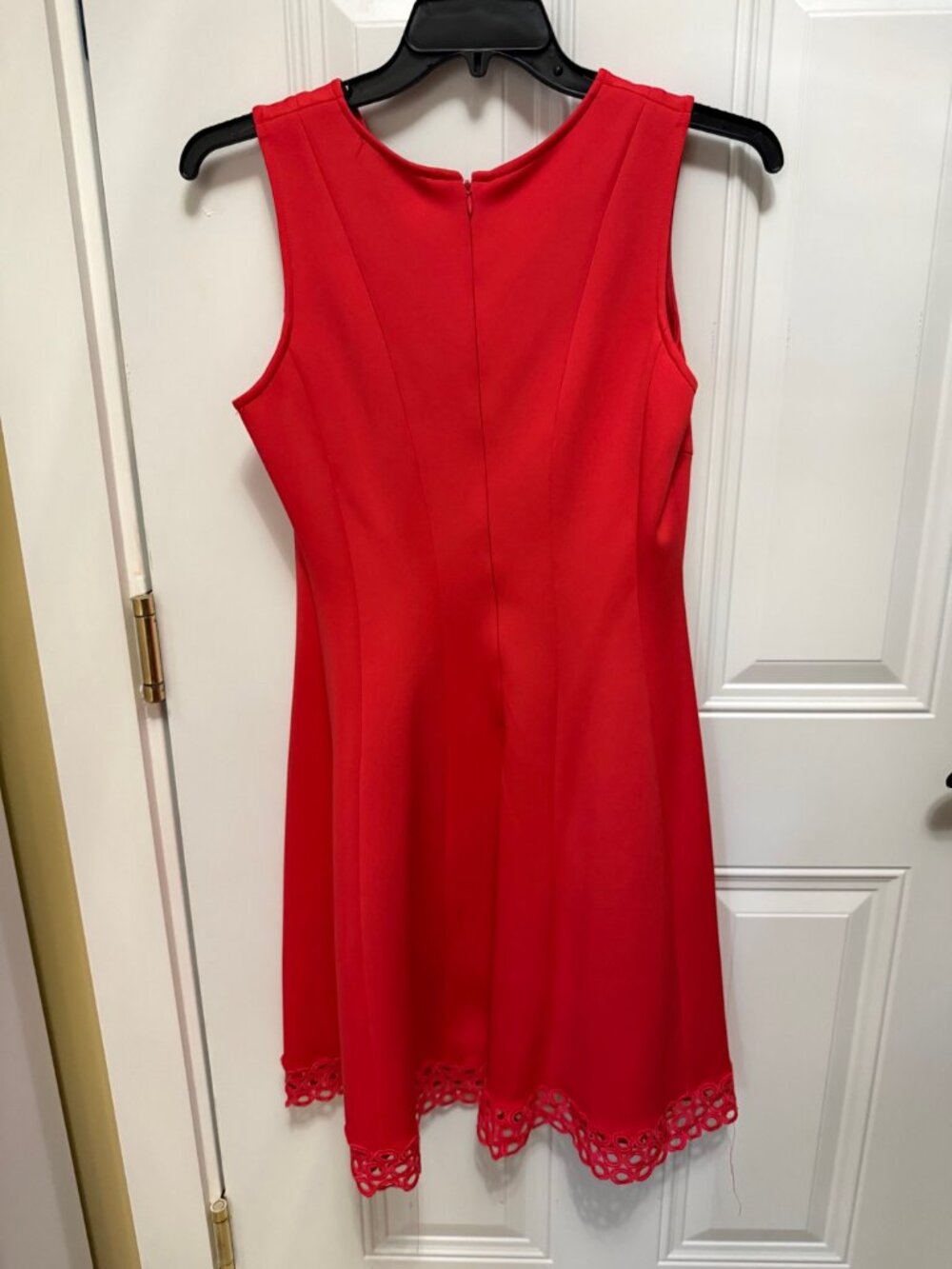 Red Fit-and-Flare Dress